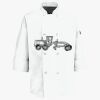 Button Chef Coat with Thermometer Pocket Thumbnail
