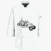 Button Chef Coat with Thermometer Pocket Thumbnail
