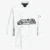 Button Chef Coat with Thermometer Pocket Thumbnail