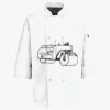 Button Chef Coat with Thermometer Pocket Thumbnail