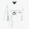 Button Chef Coat with Thermometer Pocket Thumbnail