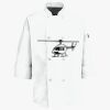 Button Chef Coat with Thermometer Pocket Thumbnail