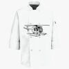 Button Chef Coat with Thermometer Pocket Thumbnail