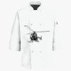 Button Chef Coat with Thermometer Pocket Thumbnail