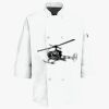 Button Chef Coat with Thermometer Pocket Thumbnail