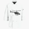 Button Chef Coat with Thermometer Pocket Thumbnail