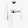Button Chef Coat with Thermometer Pocket Thumbnail