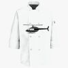 Button Chef Coat with Thermometer Pocket Thumbnail