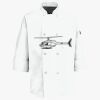 Button Chef Coat with Thermometer Pocket Thumbnail