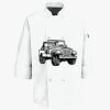 Button Chef Coat with Thermometer Pocket Thumbnail
