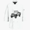 Button Chef Coat with Thermometer Pocket Thumbnail