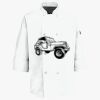 Button Chef Coat with Thermometer Pocket Thumbnail