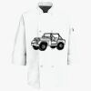 Button Chef Coat with Thermometer Pocket Thumbnail