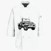 Button Chef Coat with Thermometer Pocket Thumbnail