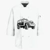 Button Chef Coat with Thermometer Pocket Thumbnail