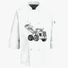 Button Chef Coat with Thermometer Pocket Thumbnail