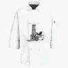 Button Chef Coat with Thermometer Pocket Thumbnail