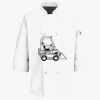 Button Chef Coat with Thermometer Pocket Thumbnail
