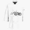 Button Chef Coat with Thermometer Pocket Thumbnail
