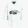 Button Chef Coat with Thermometer Pocket Thumbnail