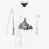 Button Chef Coat with Thermometer Pocket Thumbnail