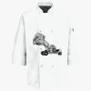 Button Chef Coat with Thermometer Pocket Thumbnail