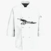 Button Chef Coat with Thermometer Pocket Thumbnail