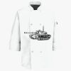 Button Chef Coat with Thermometer Pocket Thumbnail