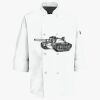 Button Chef Coat with Thermometer Pocket Thumbnail