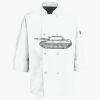 Button Chef Coat with Thermometer Pocket Thumbnail