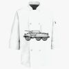 Button Chef Coat with Thermometer Pocket Thumbnail