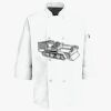 Button Chef Coat with Thermometer Pocket Thumbnail