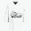 Button Chef Coat with Thermometer Pocket Thumbnail