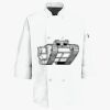 Button Chef Coat with Thermometer Pocket Thumbnail