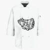 Button Chef Coat with Thermometer Pocket Thumbnail