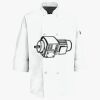 Button Chef Coat with Thermometer Pocket Thumbnail