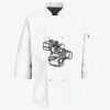 Button Chef Coat with Thermometer Pocket Thumbnail