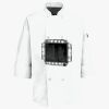 Button Chef Coat with Thermometer Pocket Thumbnail