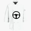 Button Chef Coat with Thermometer Pocket Thumbnail