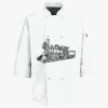 Button Chef Coat with Thermometer Pocket Thumbnail