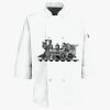 Button Chef Coat with Thermometer Pocket Thumbnail