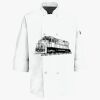 Button Chef Coat with Thermometer Pocket Thumbnail