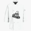 Button Chef Coat with Thermometer Pocket Thumbnail
