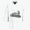 Button Chef Coat with Thermometer Pocket Thumbnail