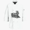 Button Chef Coat with Thermometer Pocket Thumbnail