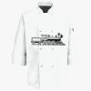 Button Chef Coat with Thermometer Pocket Thumbnail