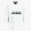 Button Chef Coat with Thermometer Pocket Thumbnail