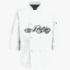 Button Chef Coat with Thermometer Pocket Thumbnail