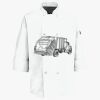 Button Chef Coat with Thermometer Pocket Thumbnail