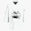 Button Chef Coat with Thermometer Pocket Thumbnail